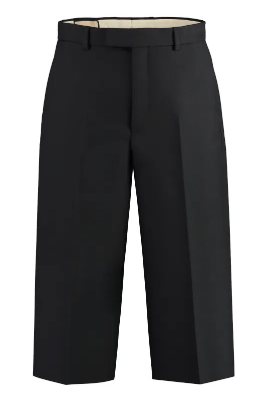 Wool Silk Cropped Pant made by Gucci