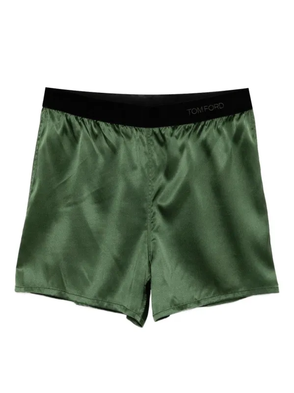 Shorts Green Silk made by Tom Ford