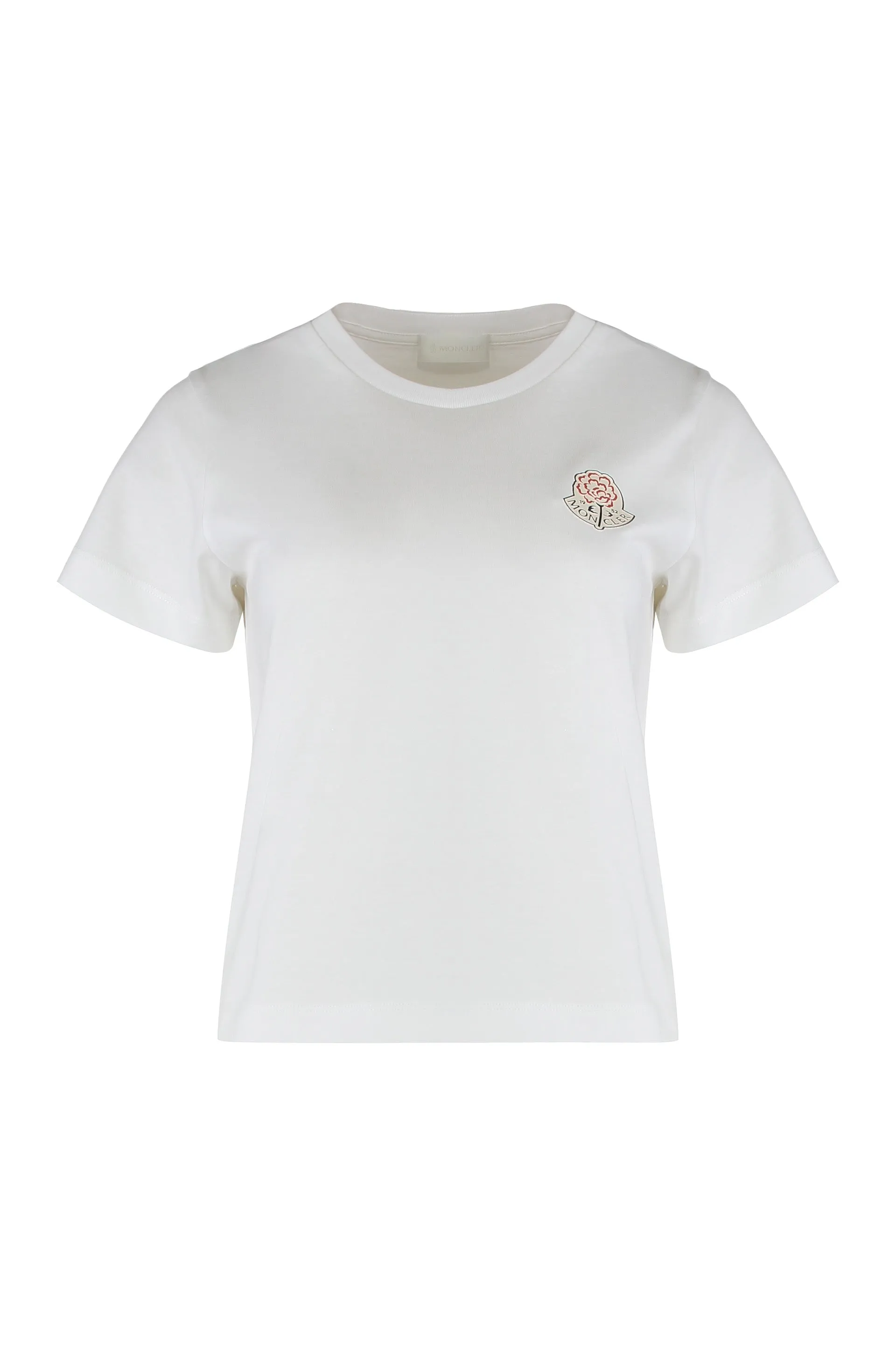 T-shirt Crew Neck White Cotton sold by Lord & Taylor