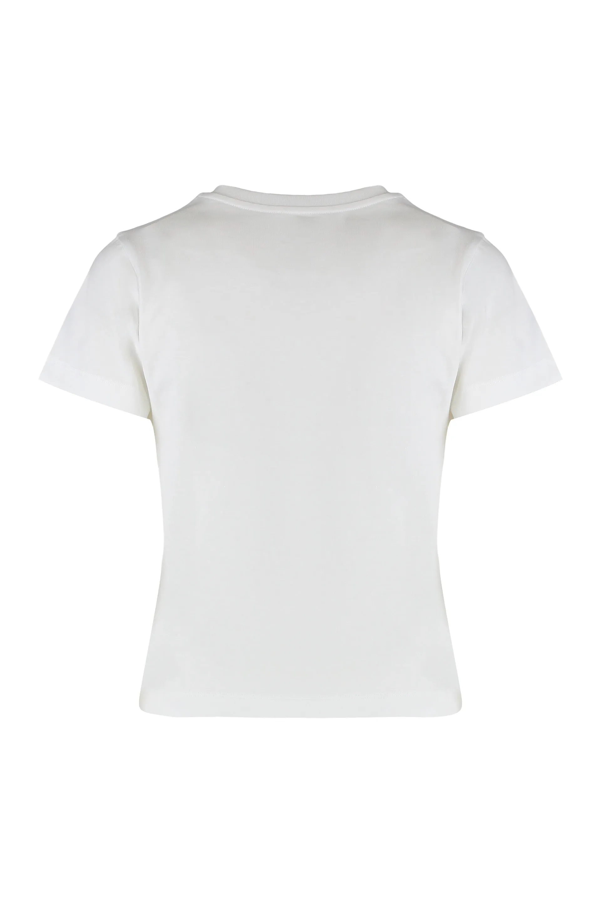 T-shirt Crew Neck White Cotton sold by Lord & Taylor product image thumbnail 2