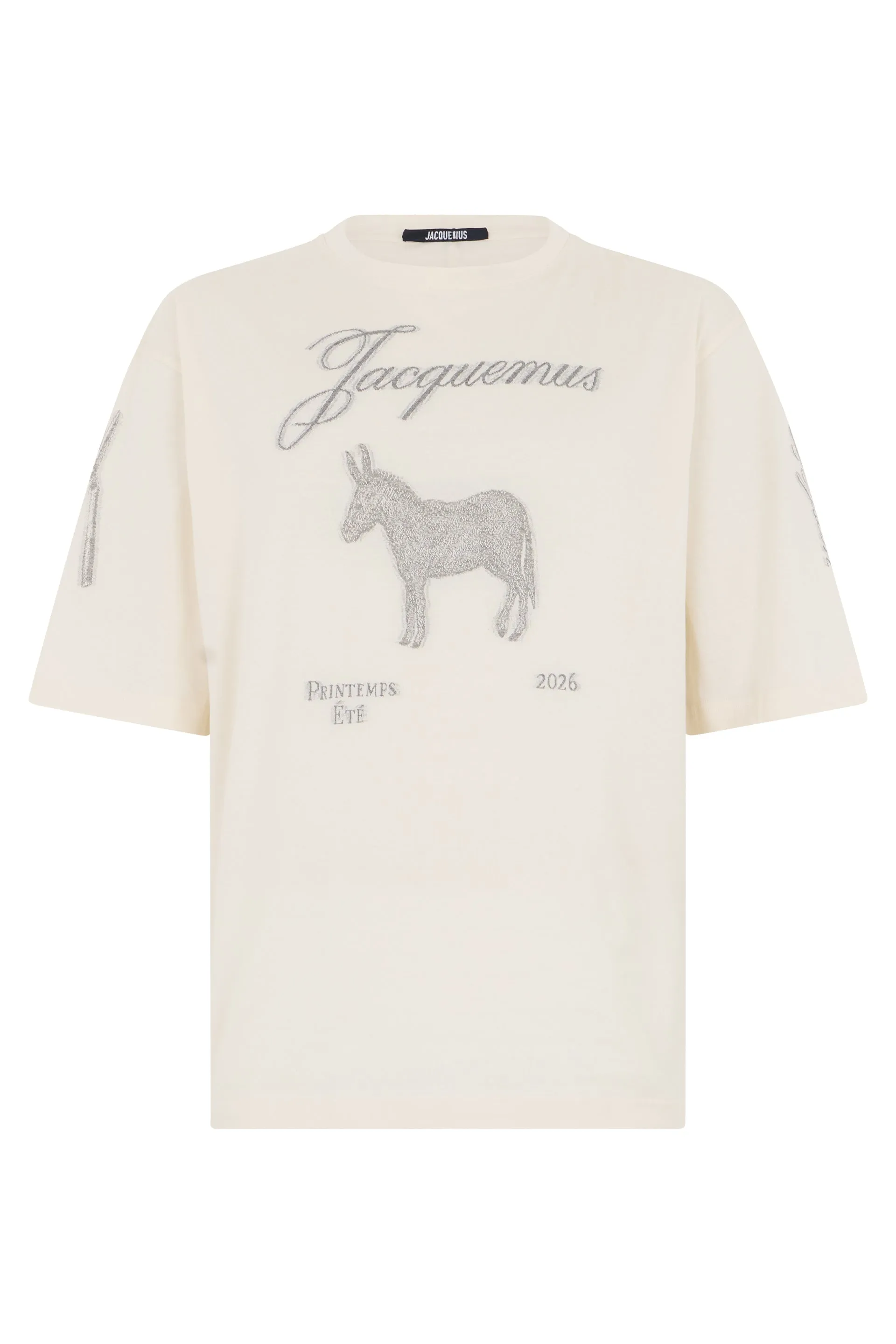 T-shirt Cotton Jacquard Ivory sold by Lord & Taylor