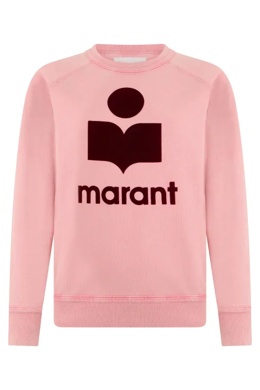 Sweatshirt Cotton Blend Pink made by Isabel Marant