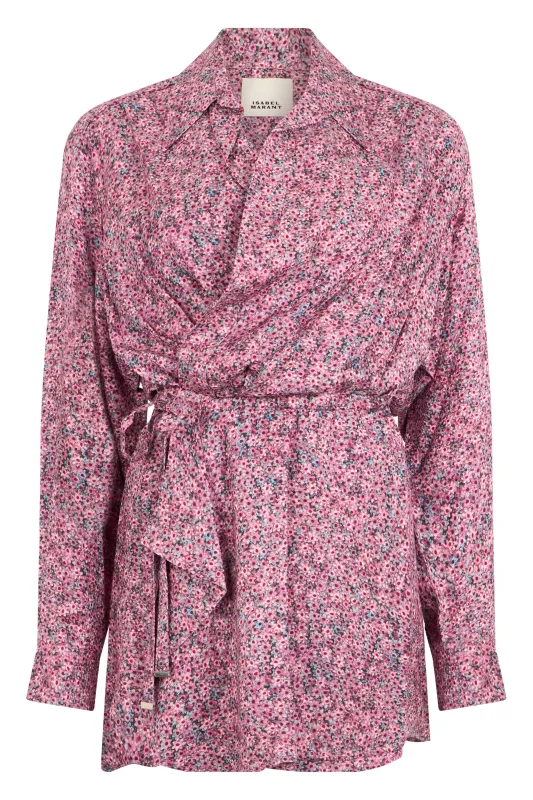 Blouse Floral Pink made by Isabel Marant
