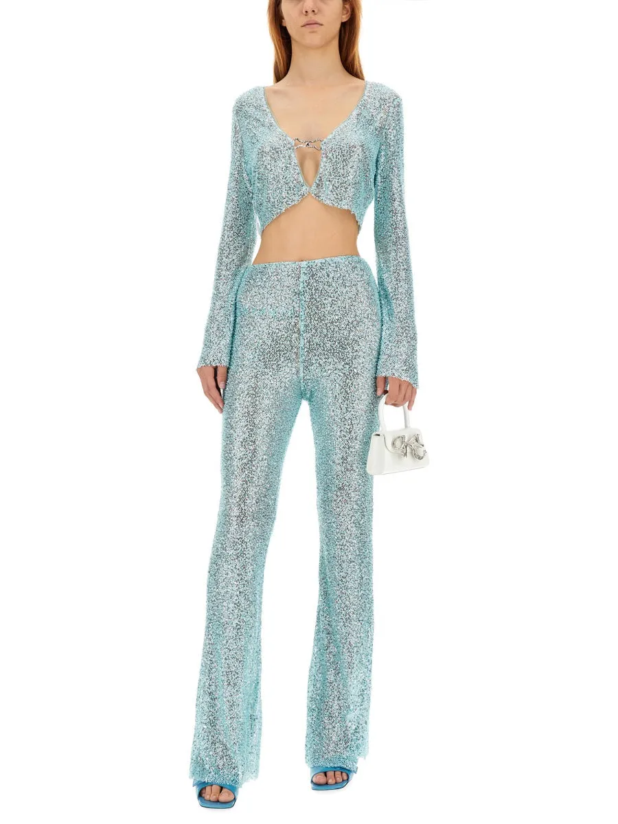 Beaded Slim Fit Pants sold by Lord & Taylor product image thumbnail 3