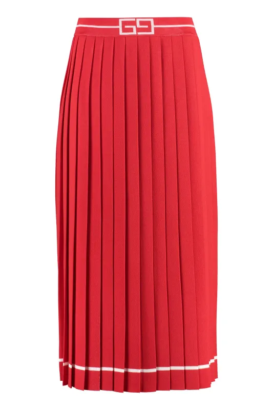 Pleated Knitted Skirt made by Gucci
