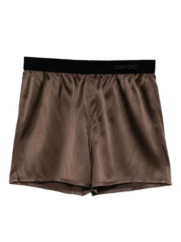 Shorts in Cinnamon Silk made by Tom Ford