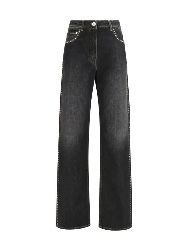 Jeans Straight Black made by Versace