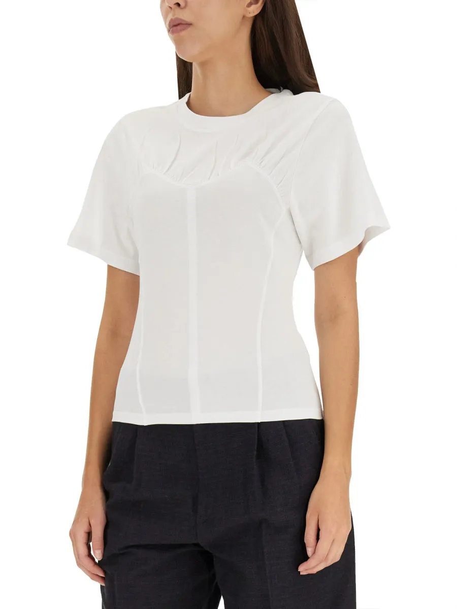 T-Shirt with Trompe-L'Oeil Bustier Effect sold by Lord & Taylor product image thumbnail 3