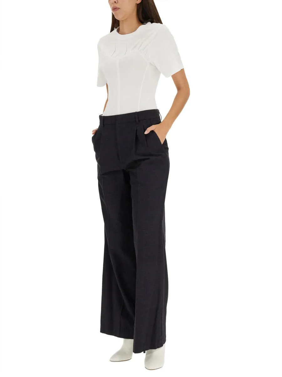 T-Shirt with Trompe-L'Oeil Bustier Effect sold by Lord & Taylor product image thumbnail 4
