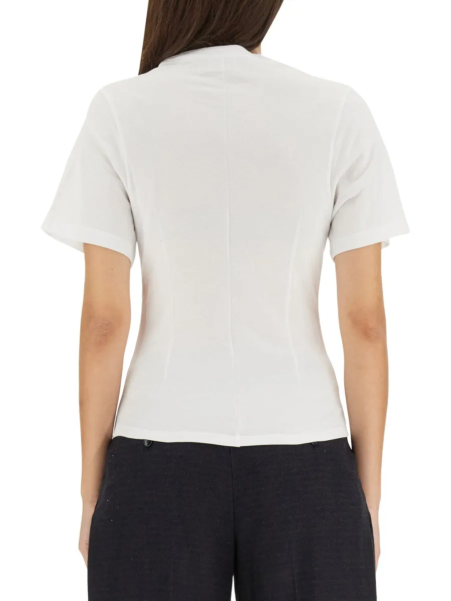 T-Shirt with Trompe-L'Oeil Bustier Effect sold by Lord & Taylor product image thumbnail 2