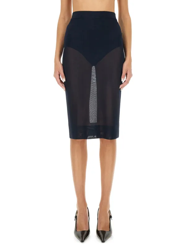 Knit Pencil Skirt made by Yves Saint Laurent