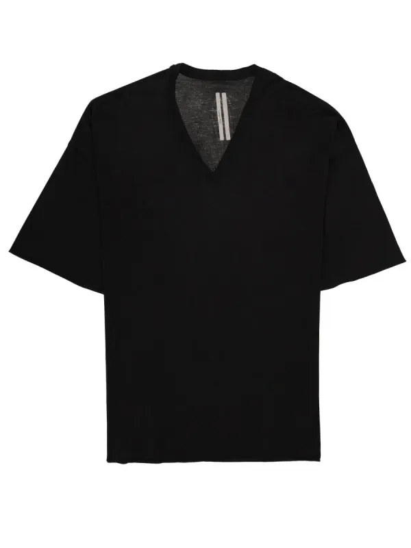 Black Cotton T-Shirt made by Rick Owens