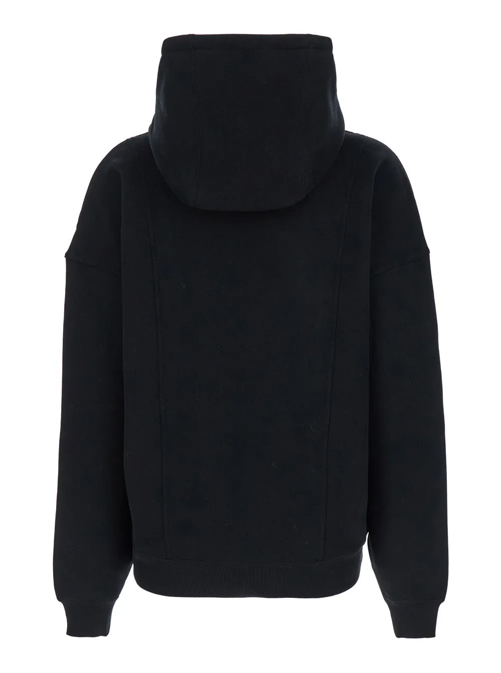 Oversized Black Hoodie with Kangaroo Pocket sold by Lord & Taylor product image thumbnail 2