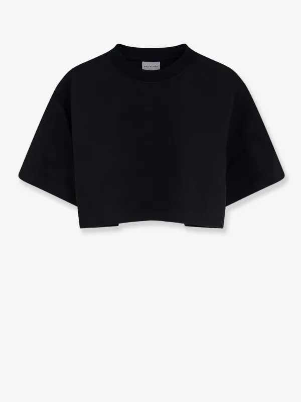 Cotton T-shirt Black made by Balenciaga