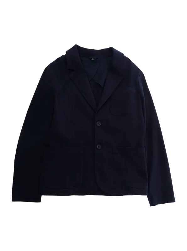 Blazer Blue Cotton-Viscose made by Emporio Armani