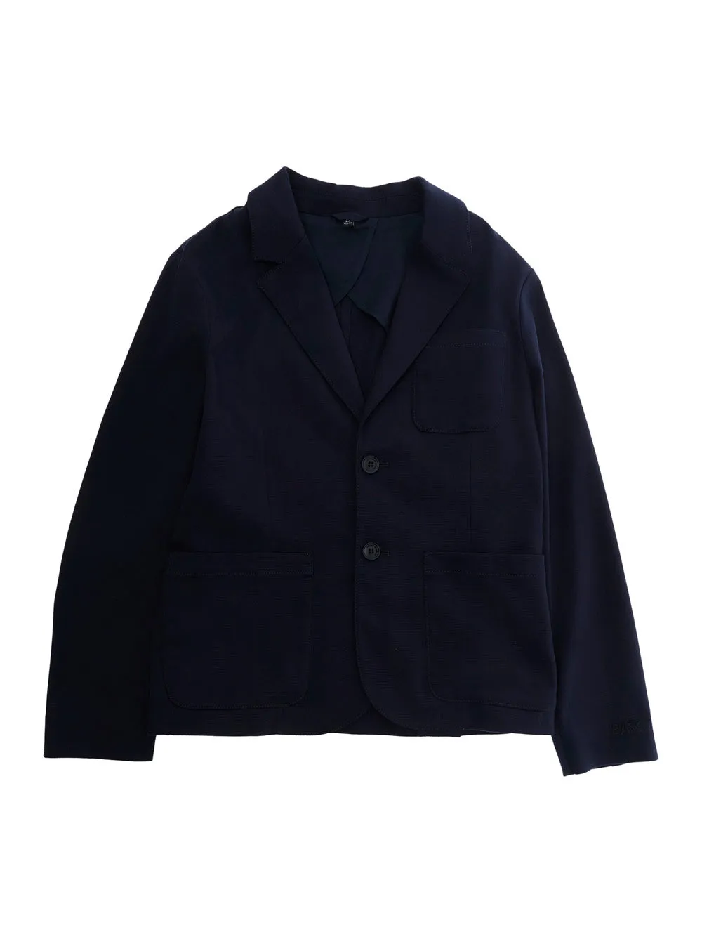 Blazer Blue Cotton-Viscose sold by Lord & Taylor