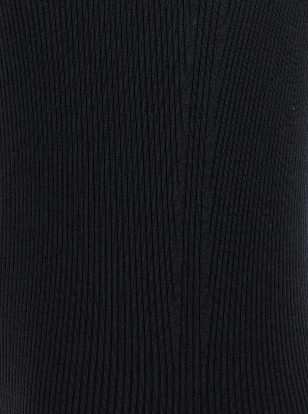 Black Ribbed Knit Asymmetric Long Dress sold by Lord & Taylor product image thumbnail 3
