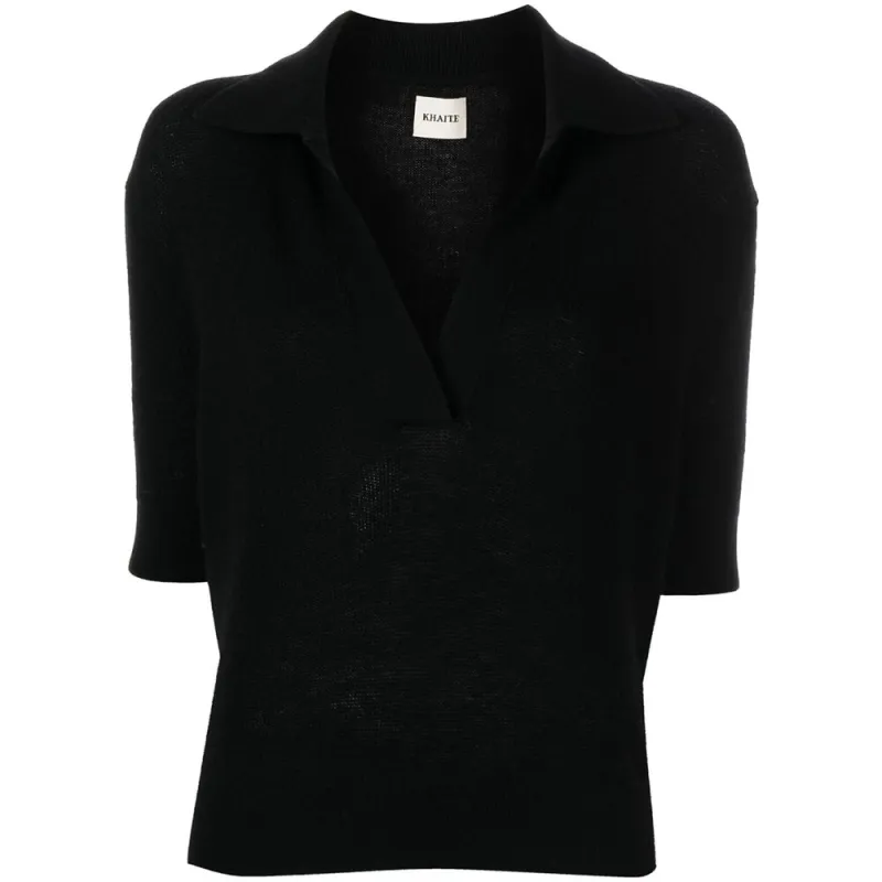 Sweater Black Cashmere made by KHAITE