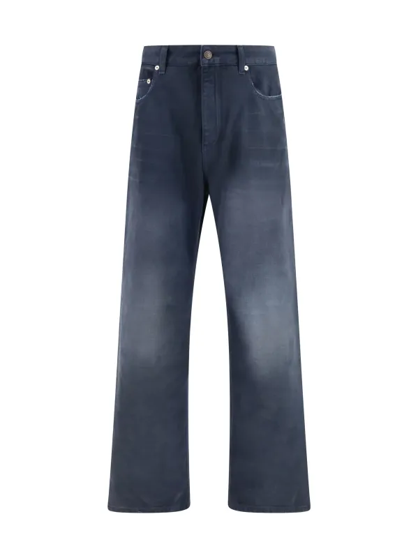 Jeans Wide-Leg Navy made by Balenciaga