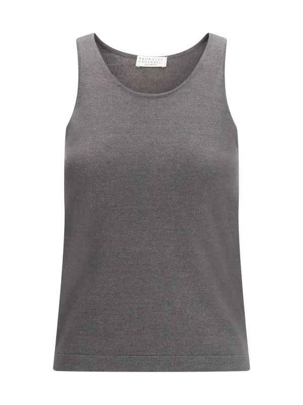 Tank Top Cashmere Blend made by Brunello Cucinelli