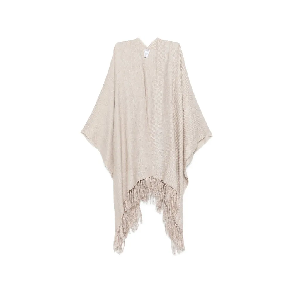 Light Brown Fringed Cape sold by Lord & Taylor