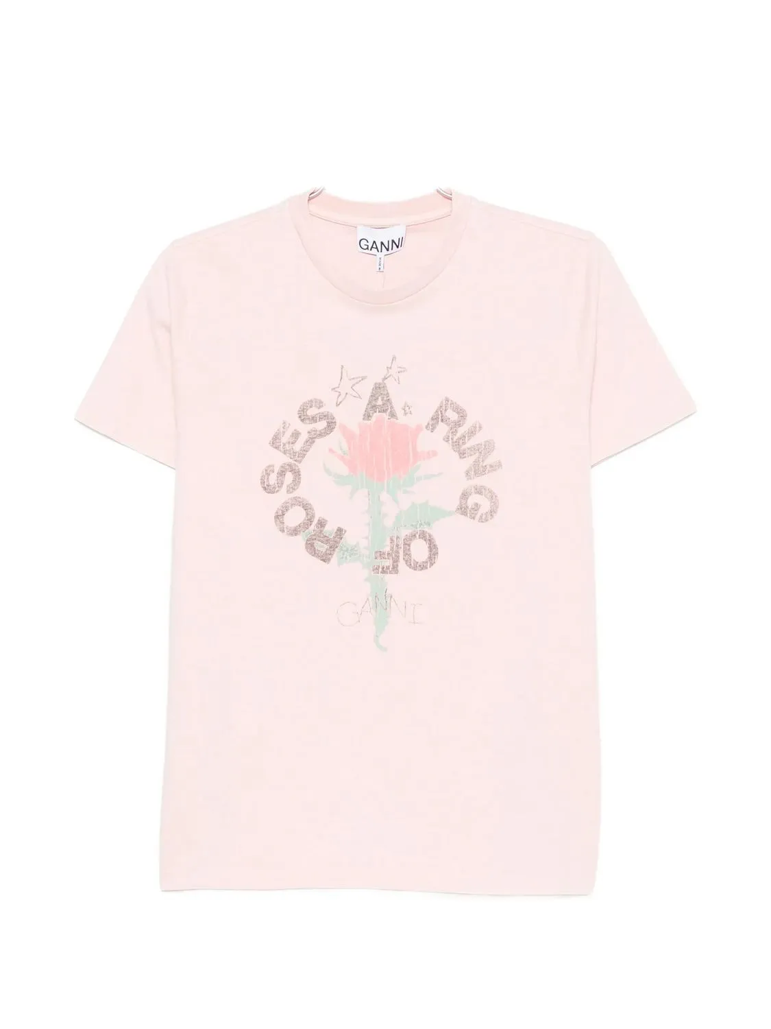 FLORAL-PRINT ROUND-NECK RECYCLED COTTON ORGANIC COTTON T-SHIRT sold by Lord & Taylor