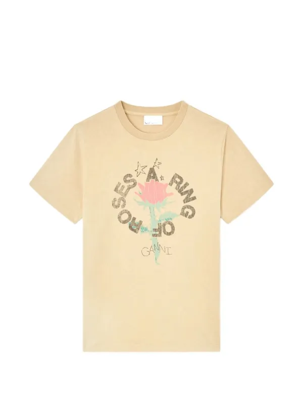 RECYCLED COTTON ORGANIC COTTON T-SHIRT made by Ganni