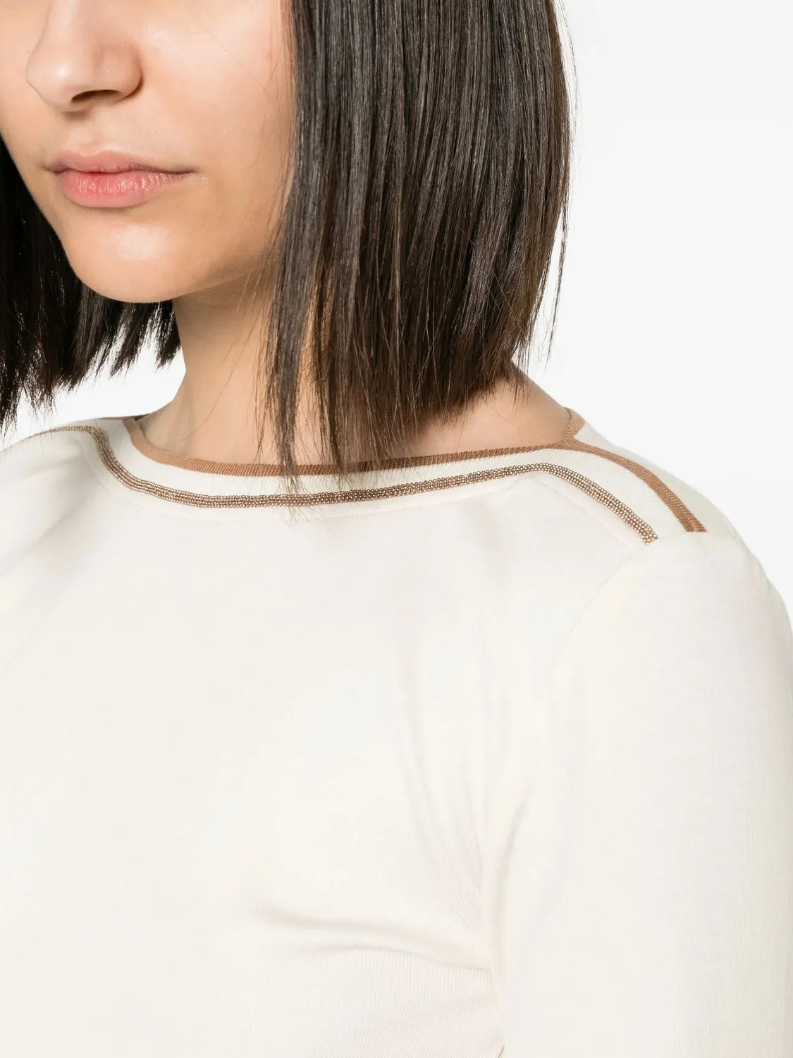 COTTON ELASTANE T-SHIRT sold by Lord & Taylor product image thumbnail 2