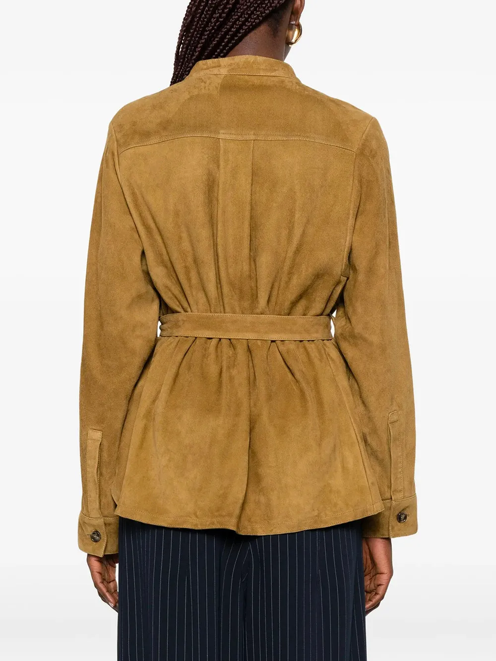 BELTED SUEDE JACKET sold by Lord & Taylor product image thumbnail 4