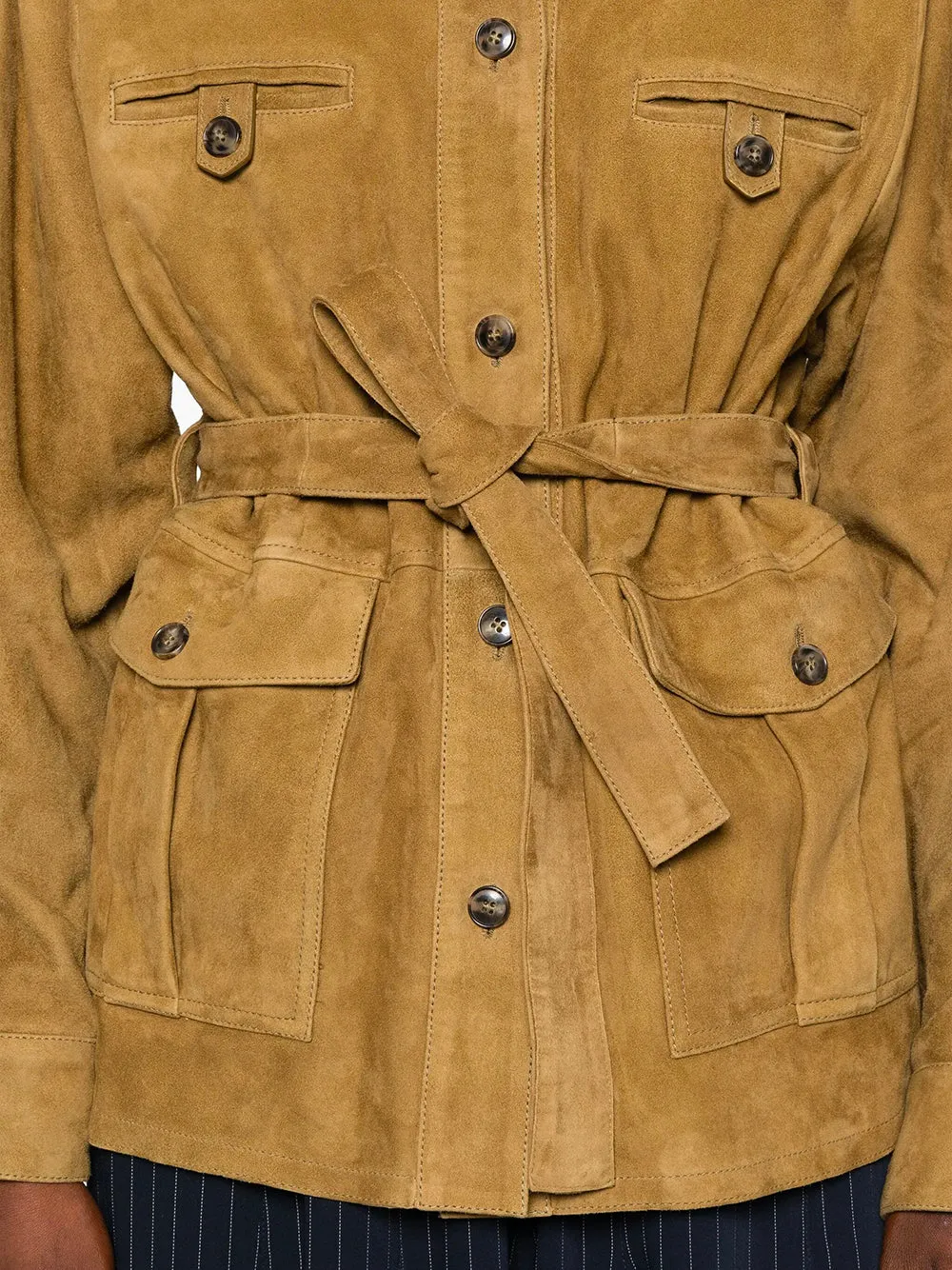 BELTED SUEDE JACKET sold by Lord & Taylor product image thumbnail 3