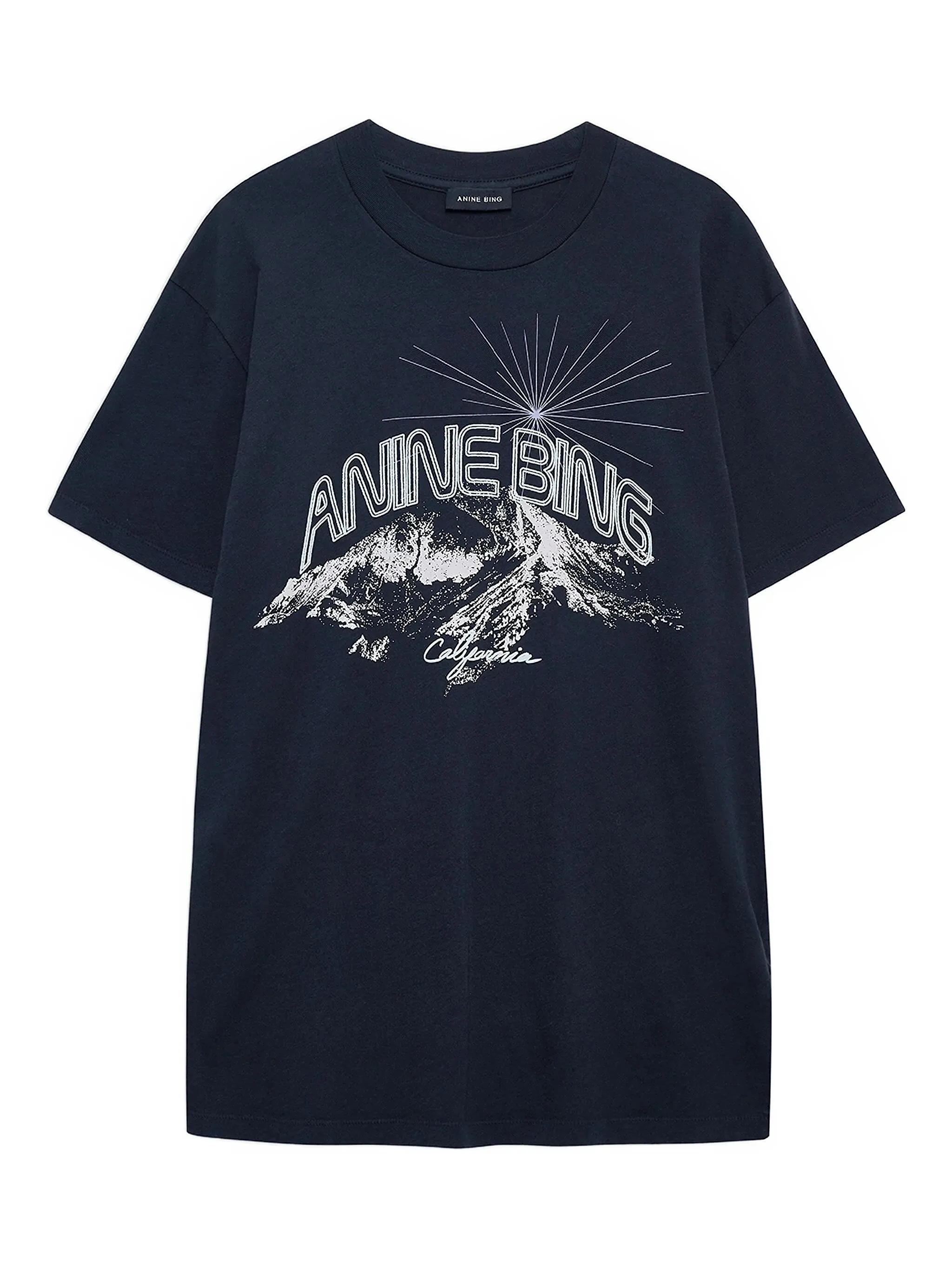 MC WALKER BLACK T-SHIRT WITH MOUNTAIN LOGO sold by Lord & Taylor