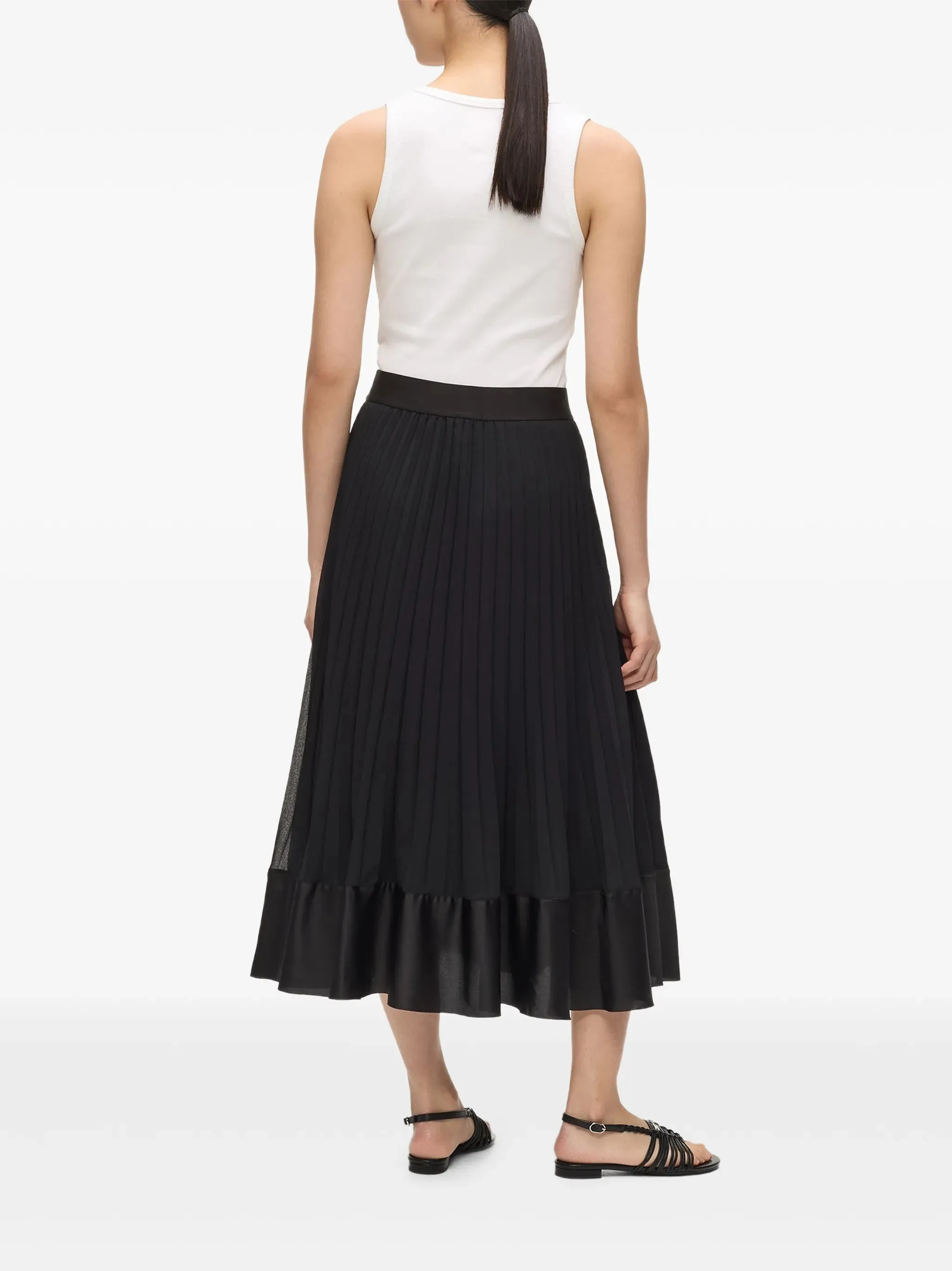BLACK PLEATED SKIRT sold by Lord & Taylor product image thumbnail 4