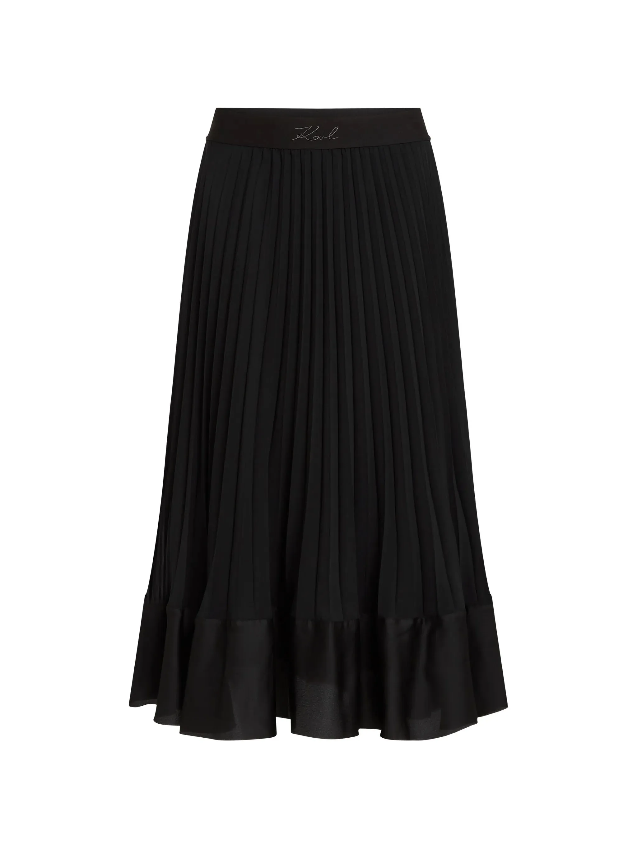 BLACK PLEATED SKIRT sold by Lord & Taylor