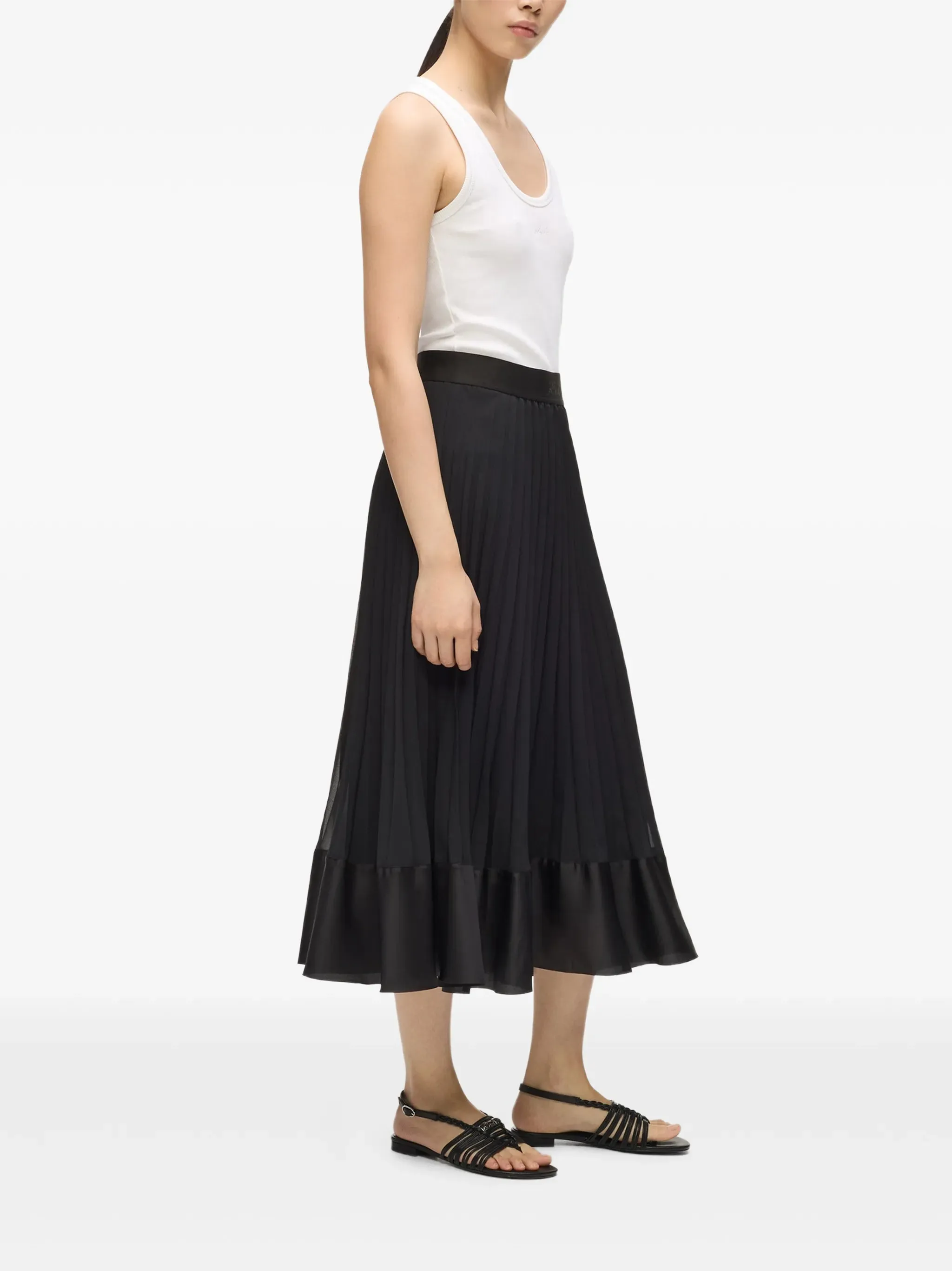 BLACK PLEATED SKIRT sold by Lord & Taylor product image thumbnail 5