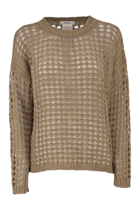 "FEBE" ROUND NECK SWEATER made by MaxMara
