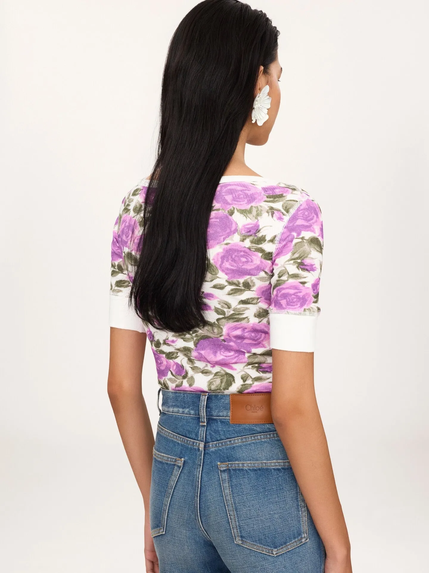 FLORAL T-SHIRT sold by Lord & Taylor product image thumbnail 5