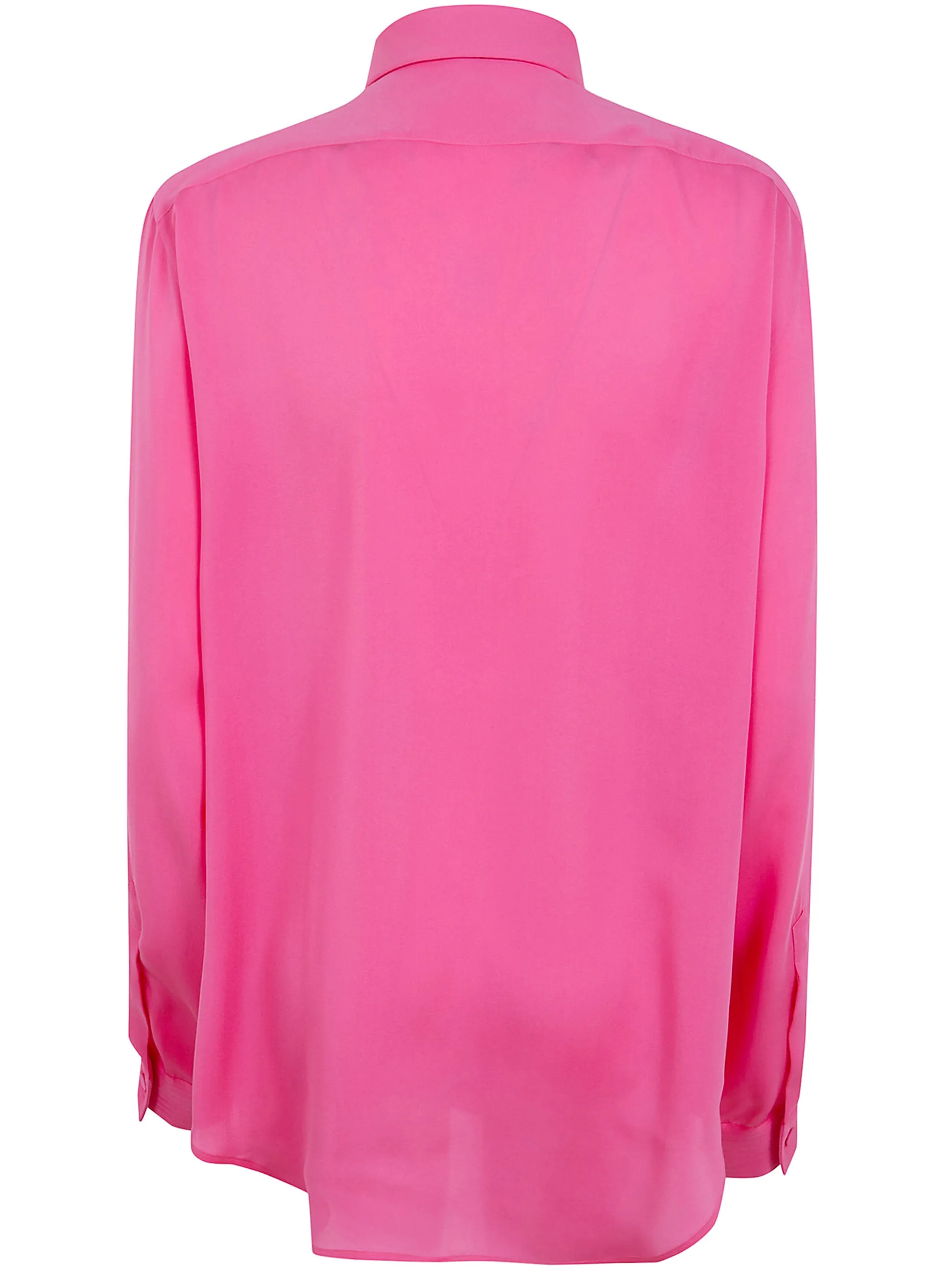 WASHED SILK GEORGETTE TUXEDO SHIRT sold by Lord & Taylor product image thumbnail 2