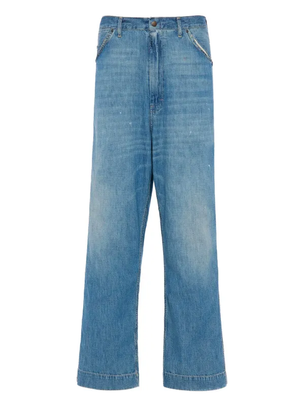 BLUE WIDE-LEG JEANS made by Maison Margiela