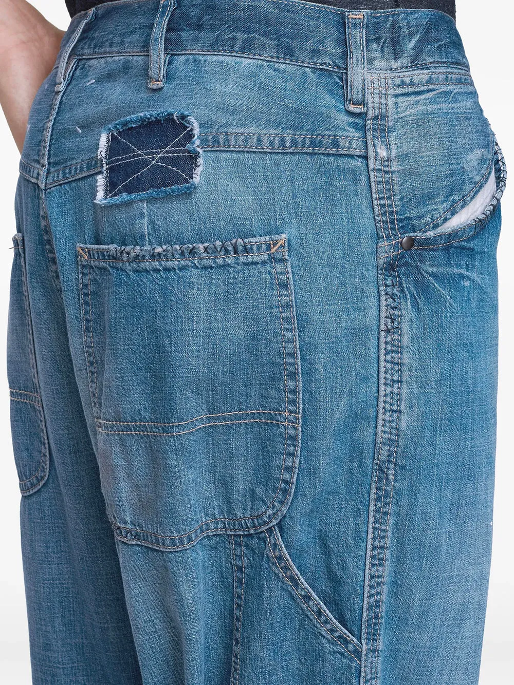 BLUE WIDE-LEG JEANS sold by Lord & Taylor product image thumbnail 2