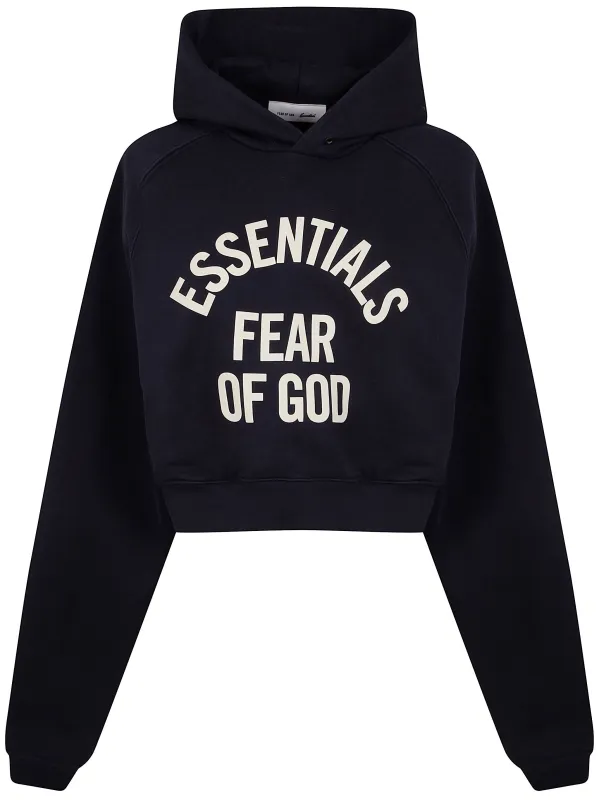 WOMEN`S "CAMPUS 90`S" CROPPED RAGLAN HOODIE made by Fear of God