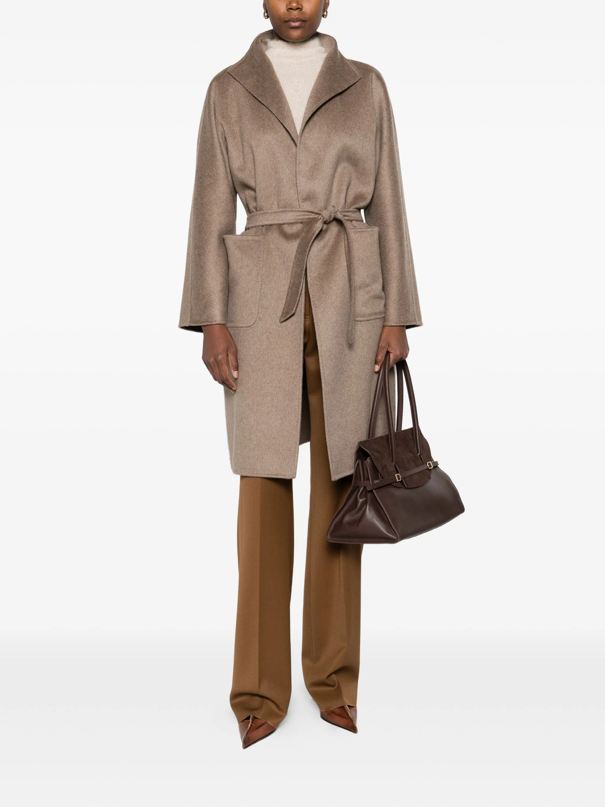 HOODED BELTED COAT sold by Lord & Taylor product image thumbnail 3