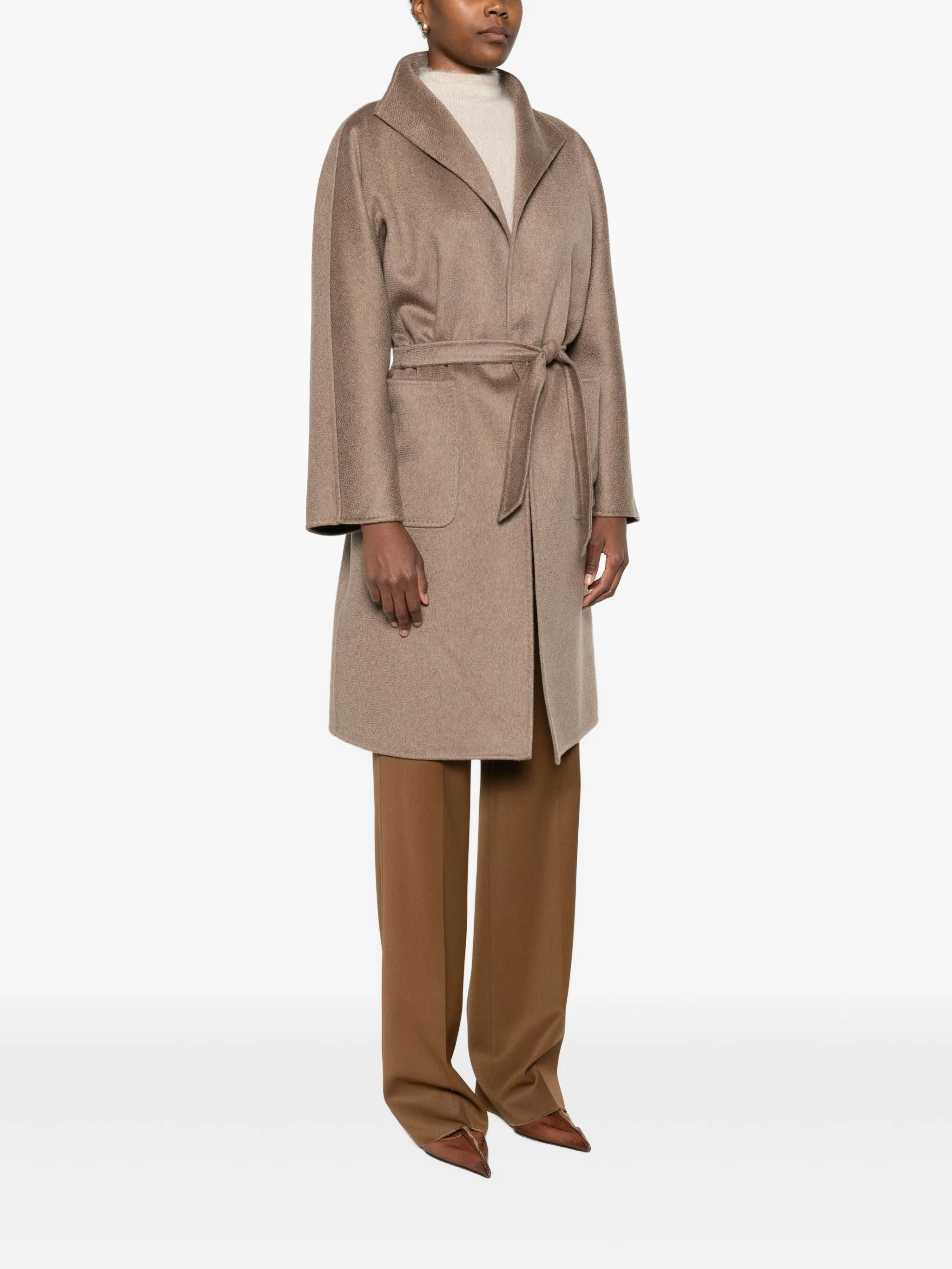 HOODED BELTED COAT sold by Lord & Taylor product image thumbnail 4