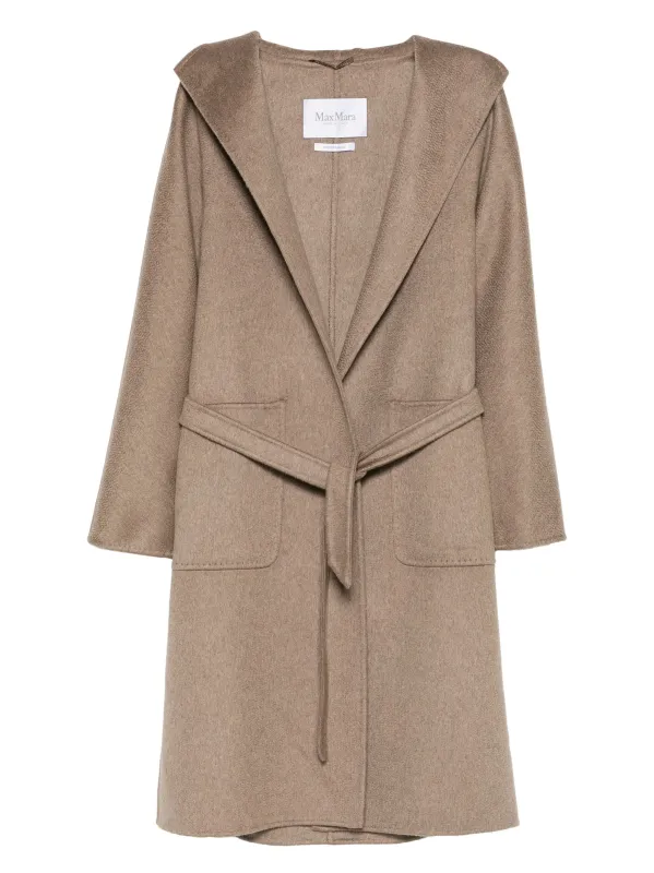 HOODED BELTED COAT made by MaxMara