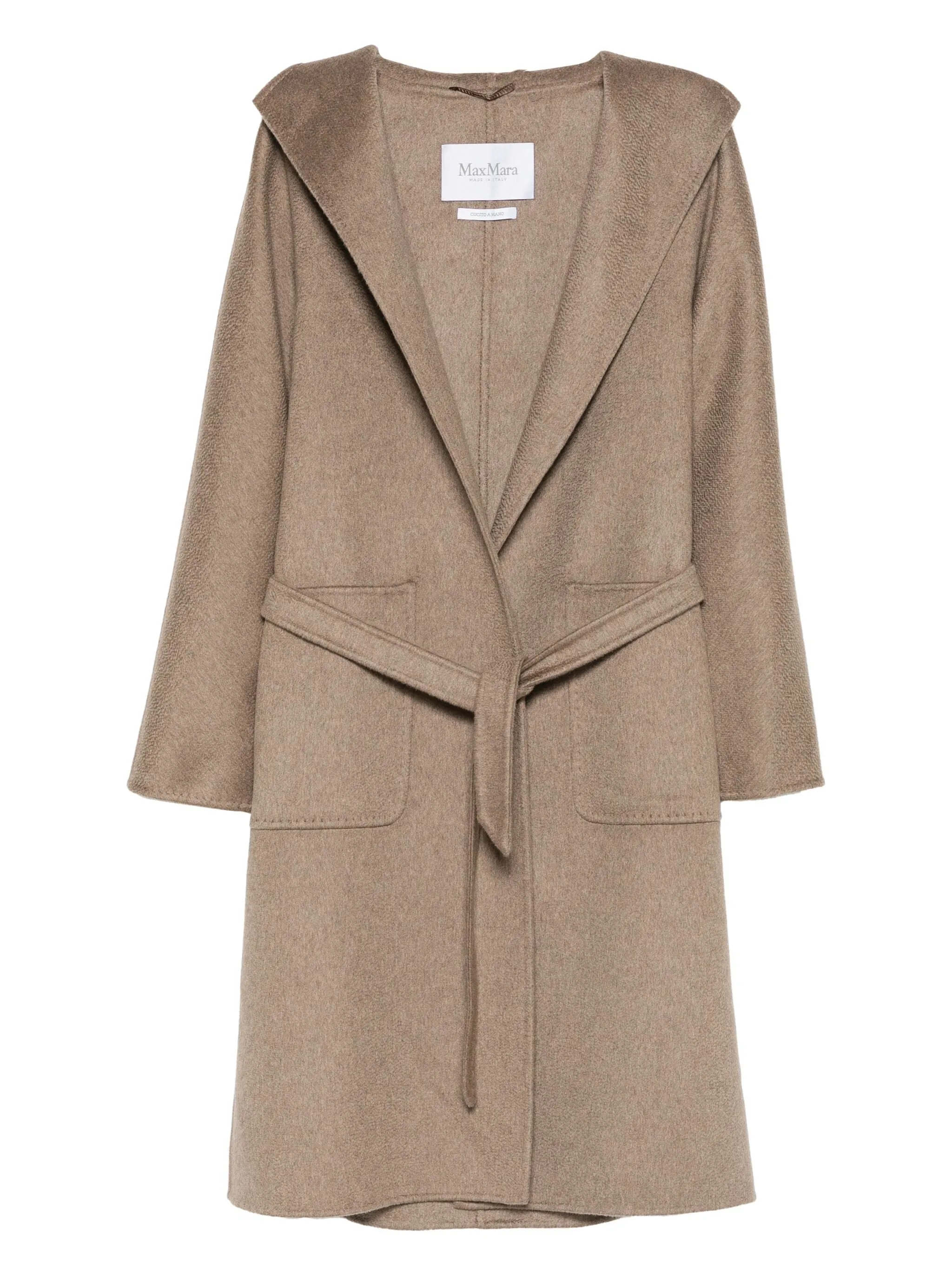 HOODED BELTED COAT sold by Lord & Taylor