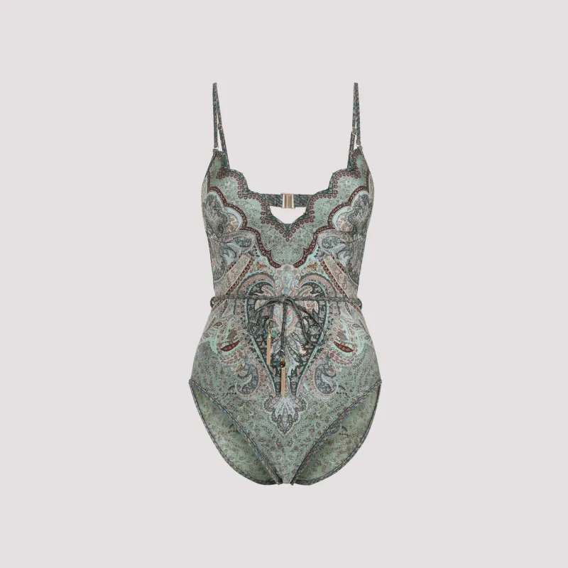 Zimmermann Wanderlust Scallop One-Piece made by Zimmermann