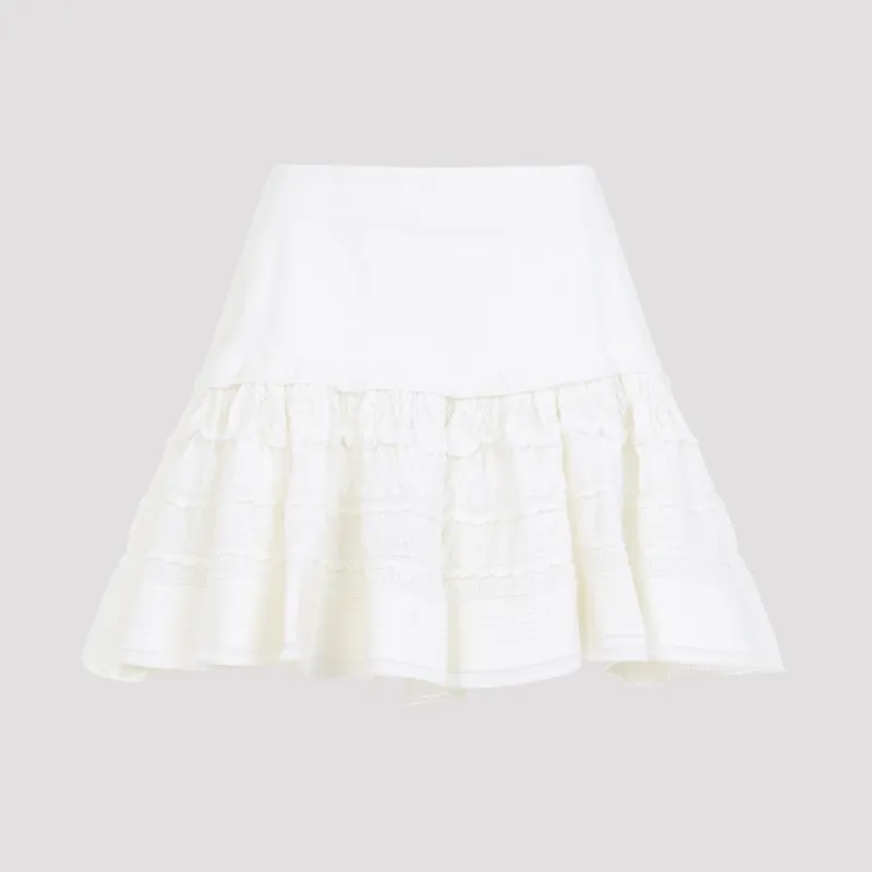 Alaïa Ruffle Mini Skirt made by Alaia