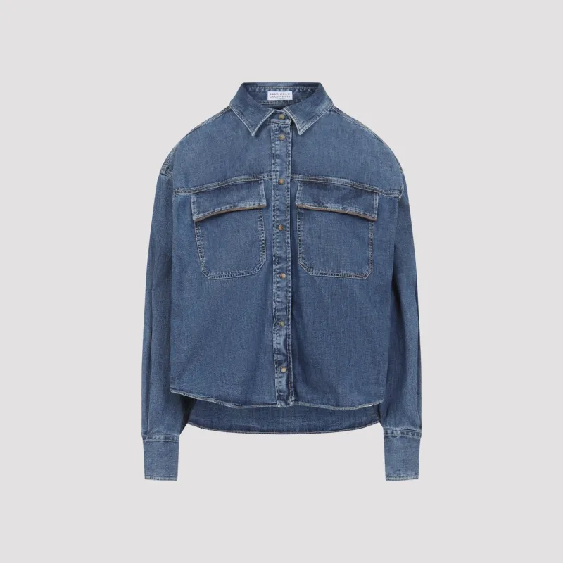 Brunello Cucinelli Cotton Shirt made by Brunello Cucinelli