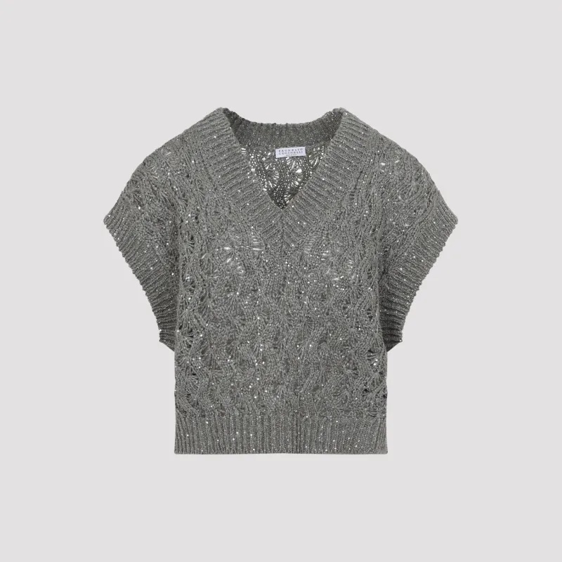 Brunello Cucinelli V-Neckline Sweater made by Brunello Cucinelli