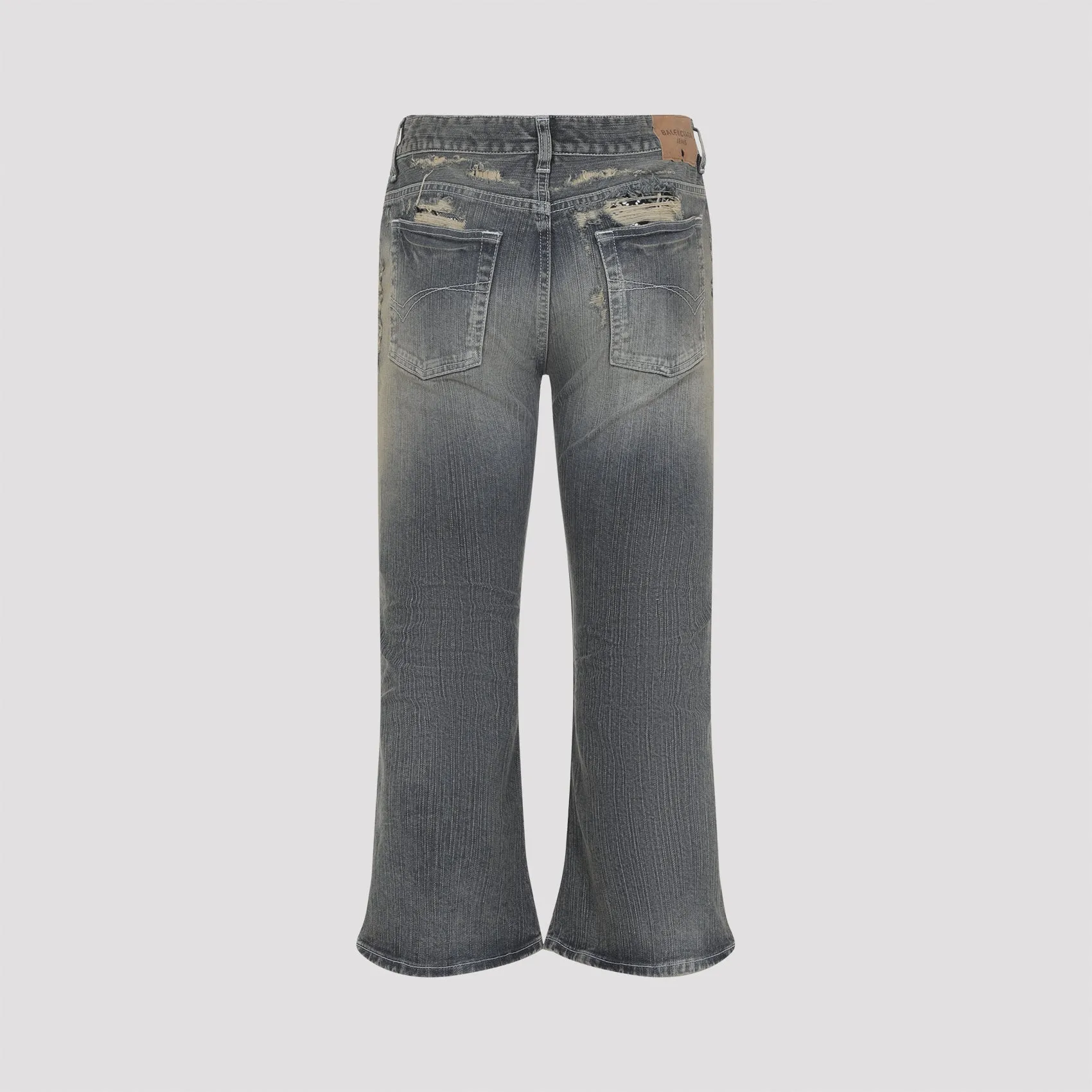 Balenciaga Laced Flared Capri Jeans sold by Lord & Taylor product image thumbnail 4