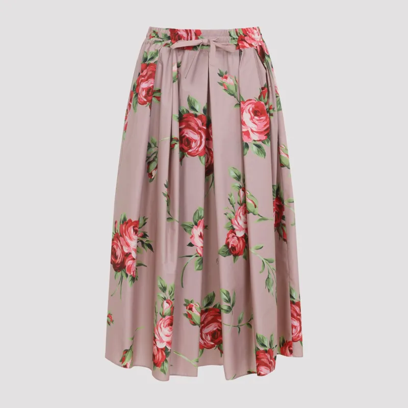 Dolce & Gabbana Cotton Midi Skirt made by Dolce & Gabanna